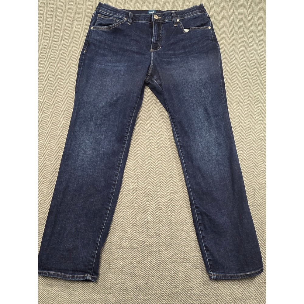 JAG Carter Girlfriend Jeans‎ Dark Wash Size 16 26 Cotton Blend Stretch